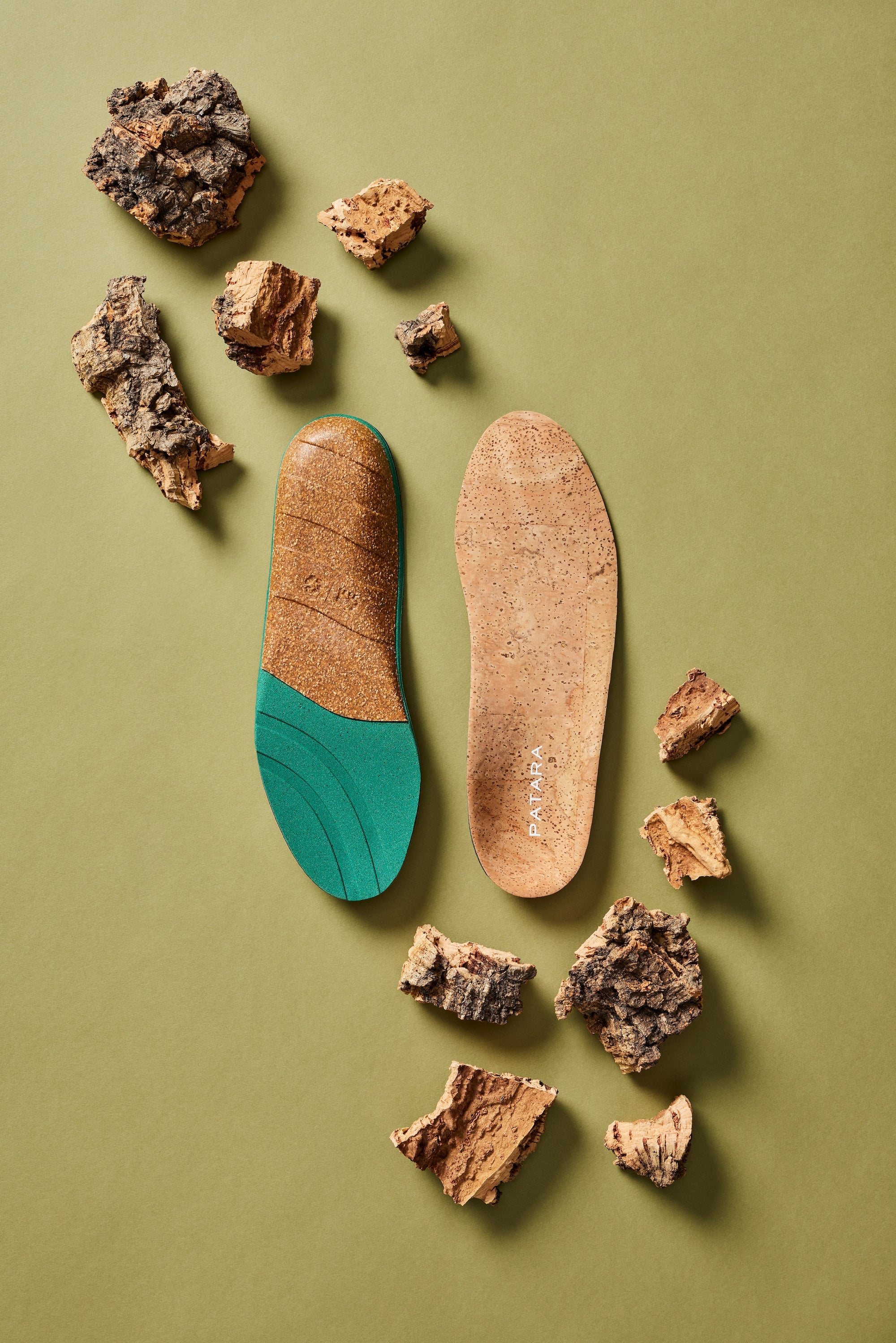 Men&#39;s Premium Natural Cork Insole